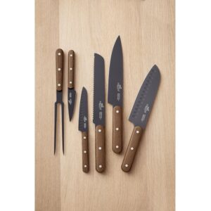LION SABATIER PHENIX WALNUT Knivsæt 6 dele.