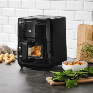 NORDIC SENSE Airfryer 9L m. undervarme og timer, 2000 watt.