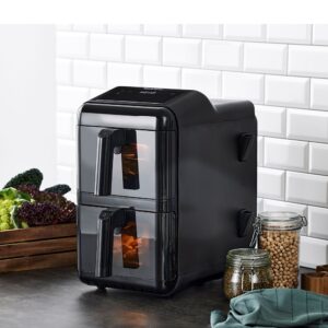 NORDIC SENSE Airfryer doublestack m. 2 x 5,8 L skuffer. 2500watt.
