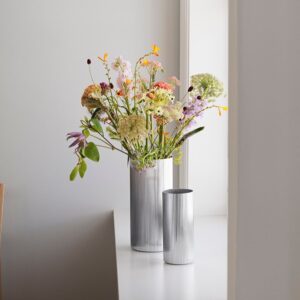 GEORG JENSEN BERNADOTTE Vasesæt H19 + 26,5 cm.